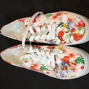 Jessica Simpson Cherello Platform Sneaker Floral sz 8.5